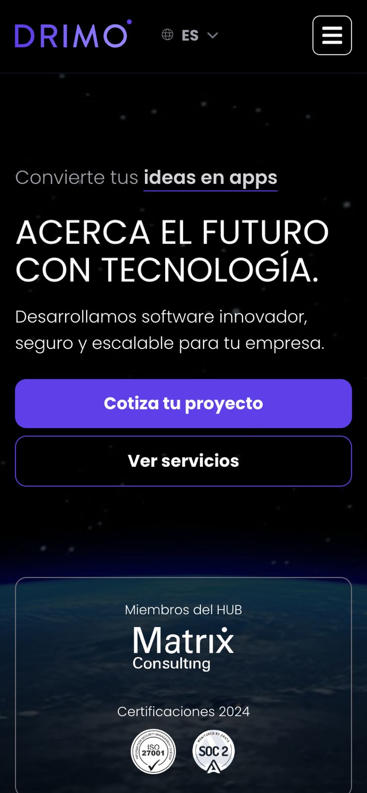 portafolio drimo mobile