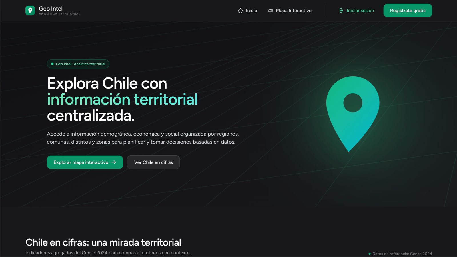 portafolio Geo Intel desktop