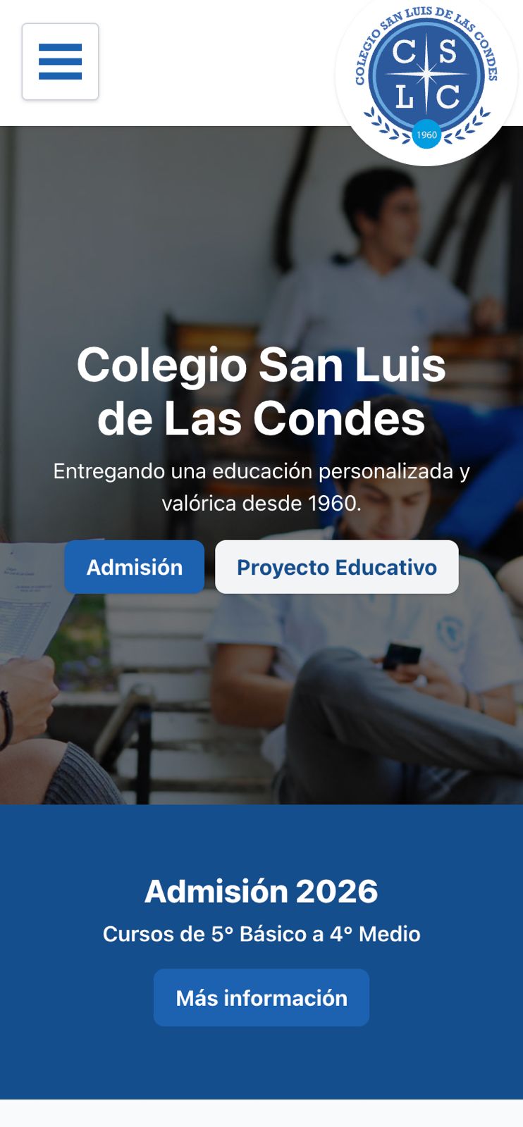 portafolio colegio san luis mobile